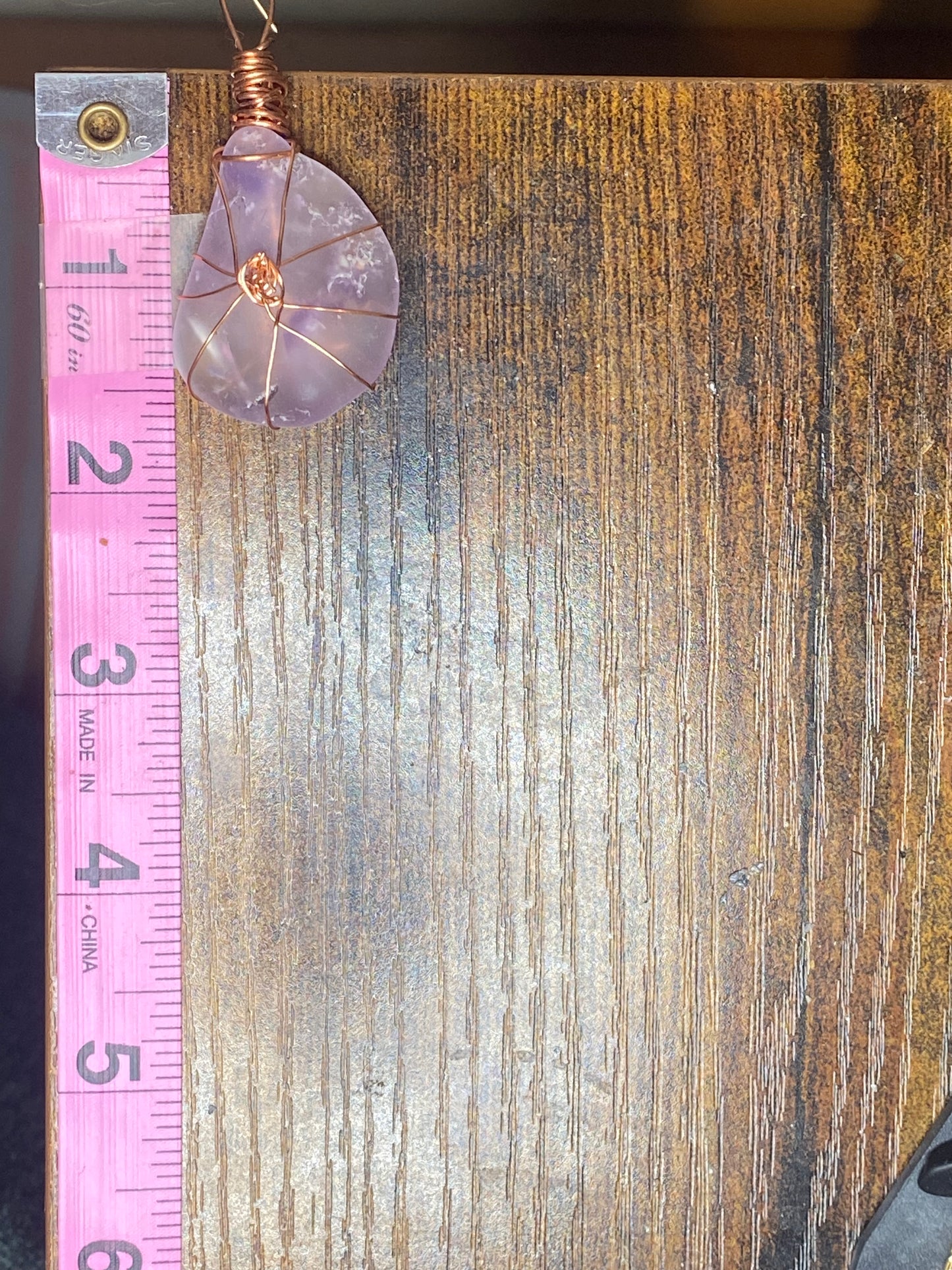 Amethyst heart Pendant