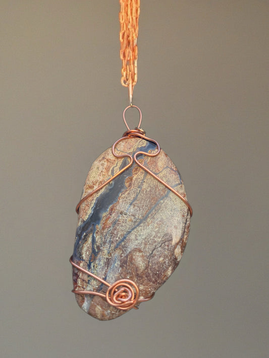 Agate Nodule Pendant 2