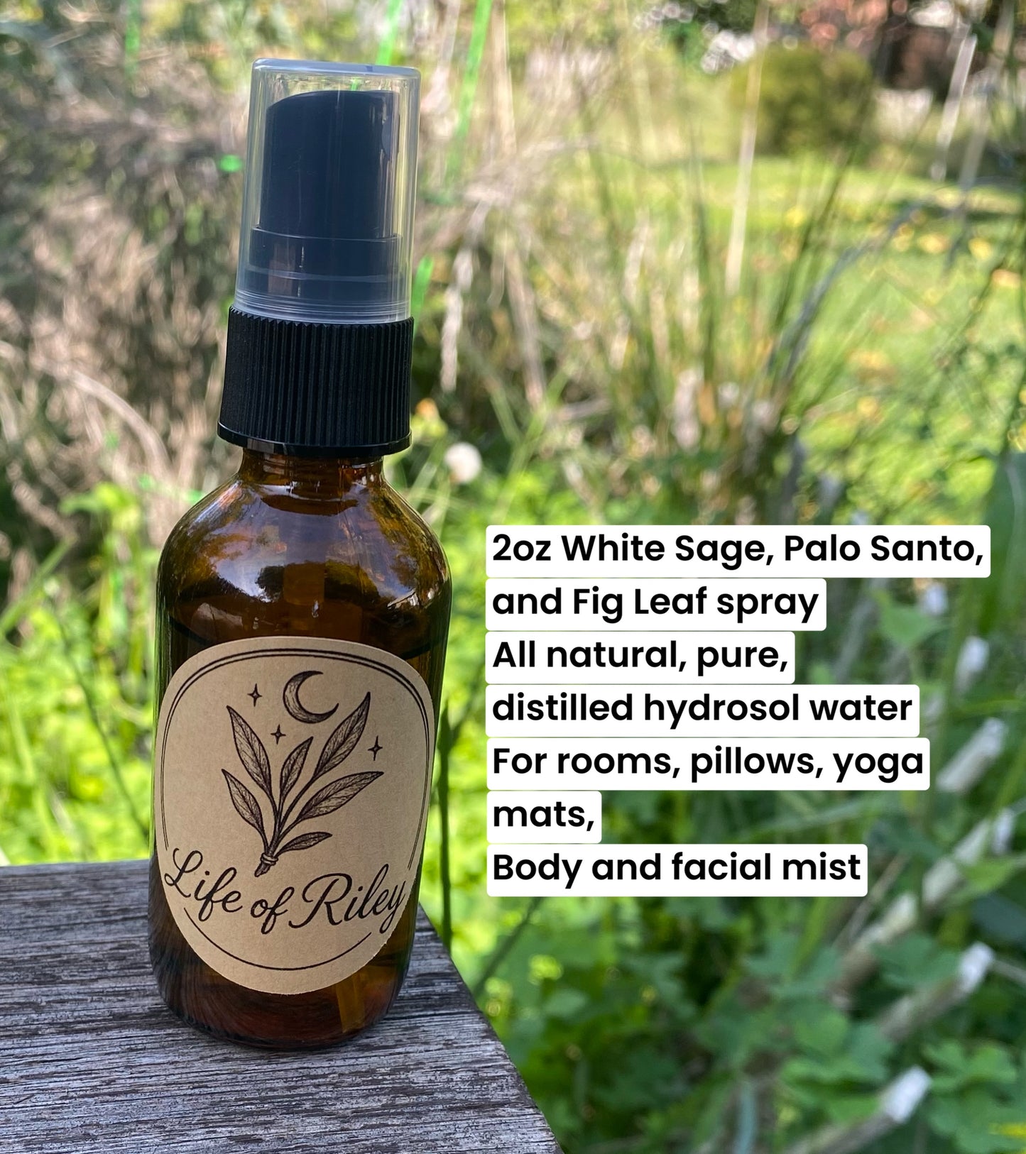 2oz White Sage, Palo Santo, & Fig Leaf spray