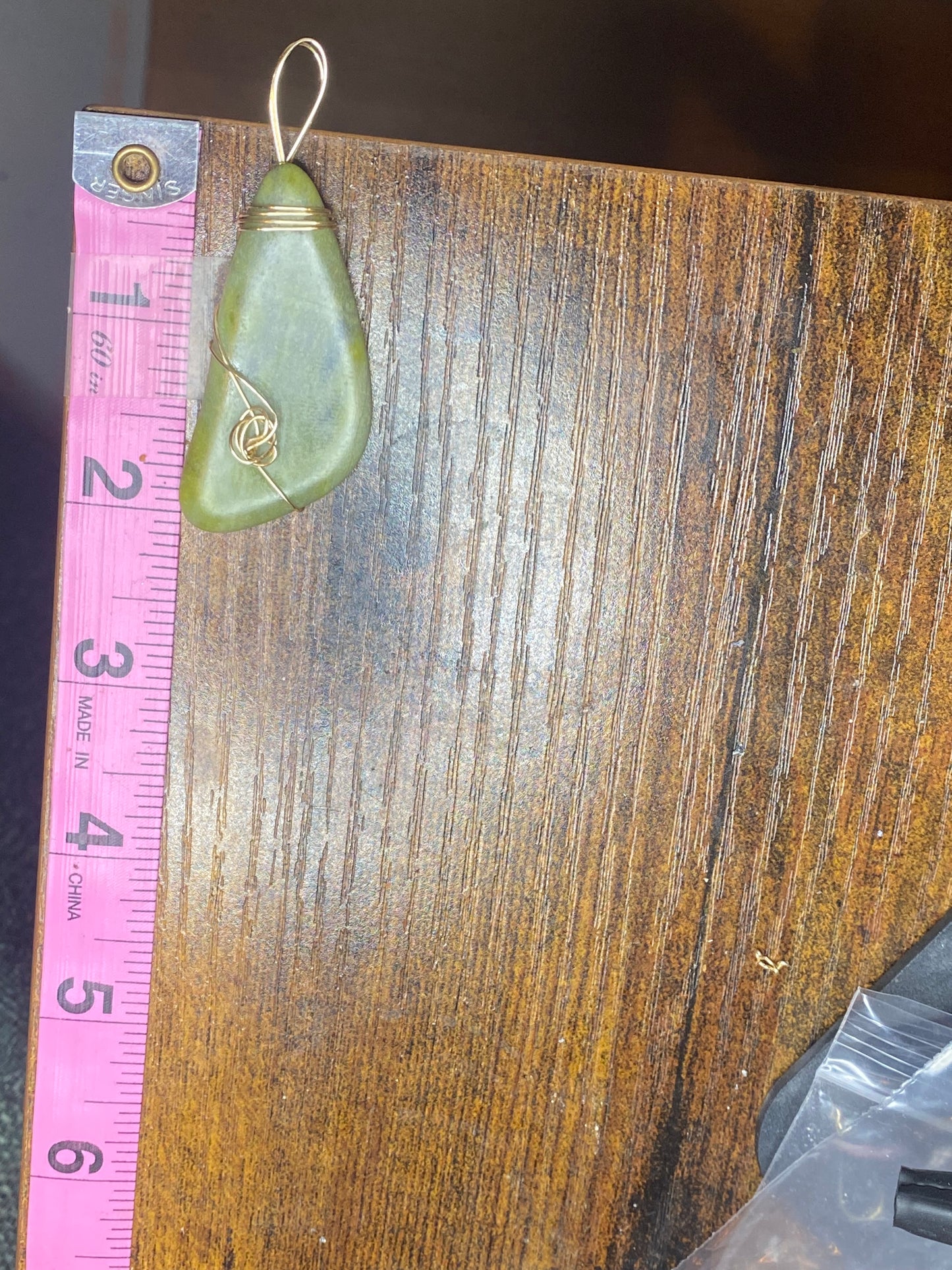 Tumbled Zoisite Pendant