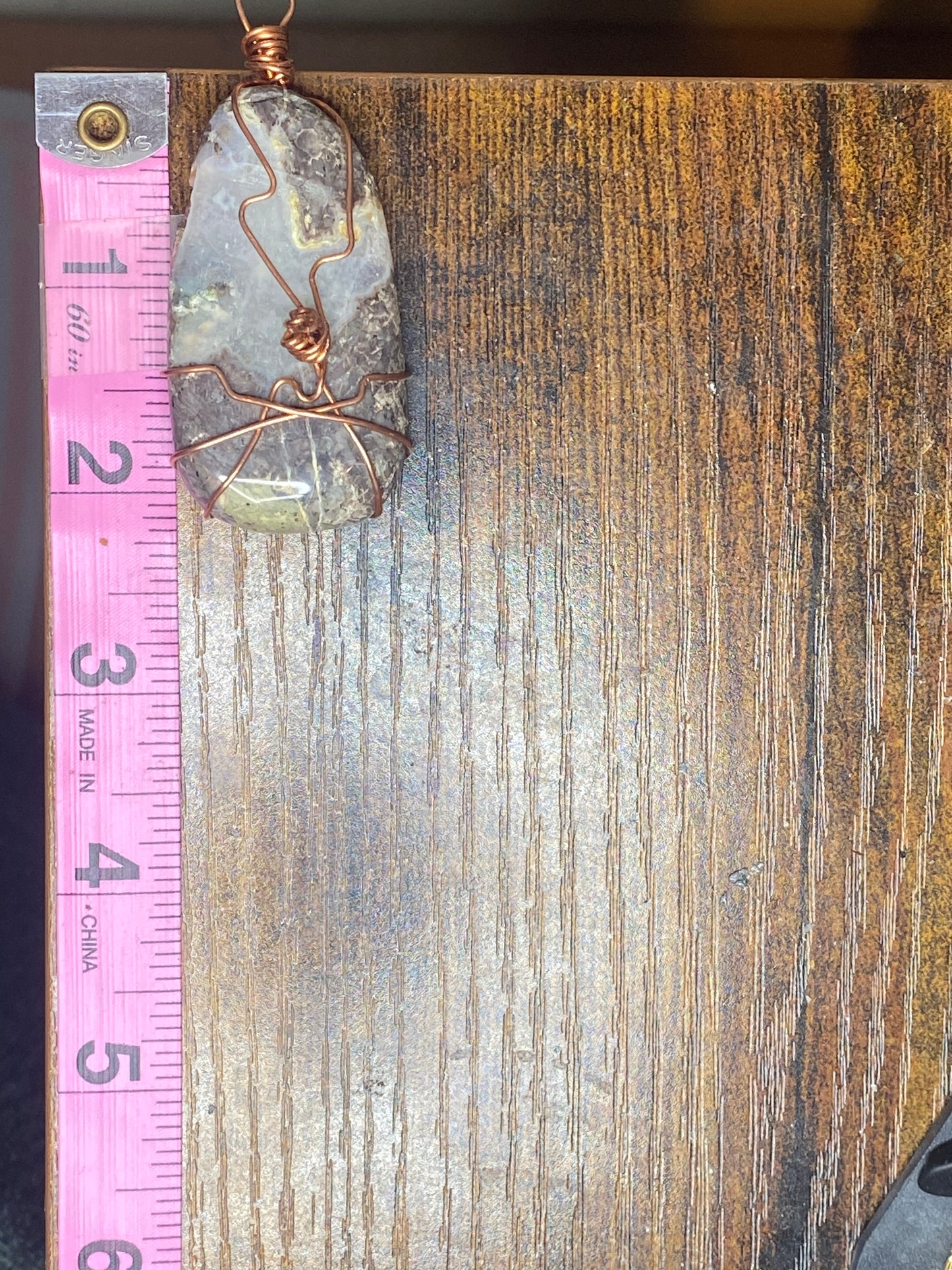 Agate & Quartz Pendant