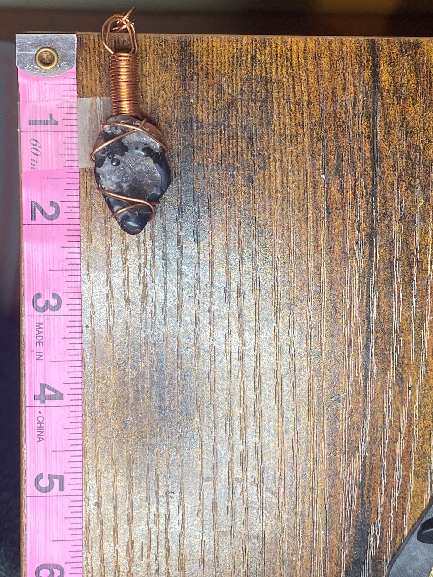 Druzy Geode Long Neck Pendant