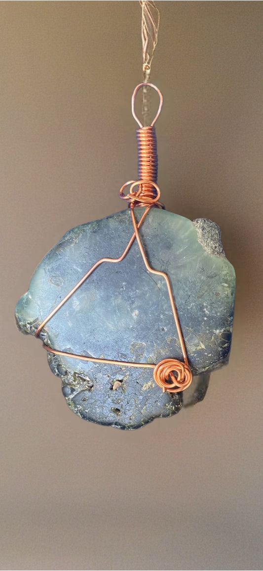 Polished Garden Quartz Pendant