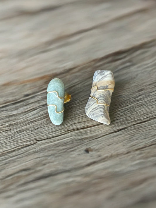 River Stone Studs