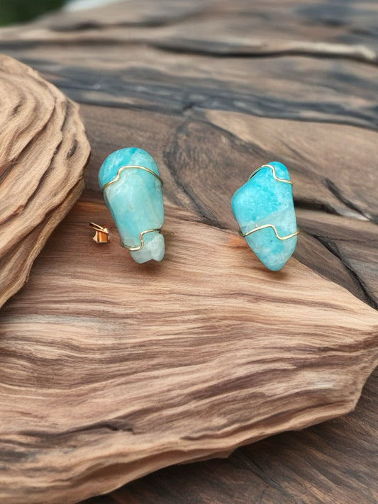 Amazonite Studs