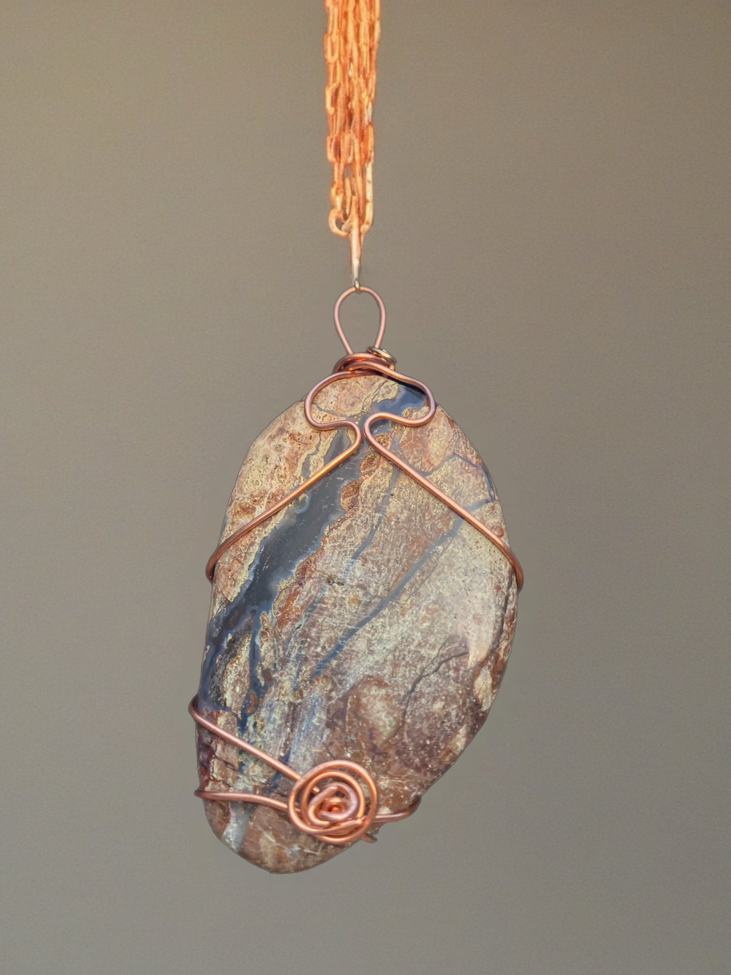 Agate Nodule Pendant 2